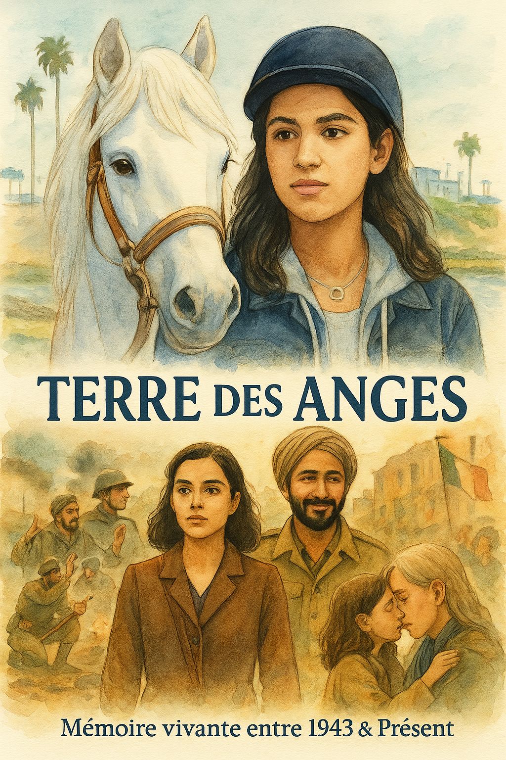 Affiche Terre des Anges - Mémoire vivante entre 1943 & Present